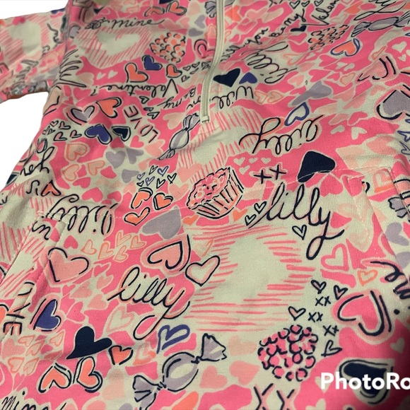 NWT Lilly Pulitzer Girls Popover Lilac You A Lot Size Large (8-10) - Picture 4 of 10